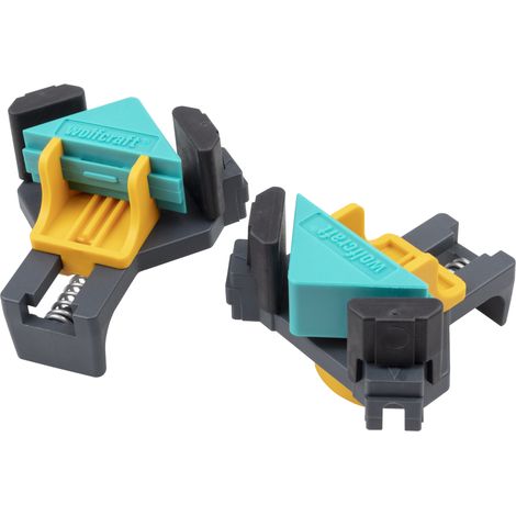 wolfcraft - Lot de 2 Presses d'Angles ES 22 - Pince Serrage Angle Droit - réf. 3051000