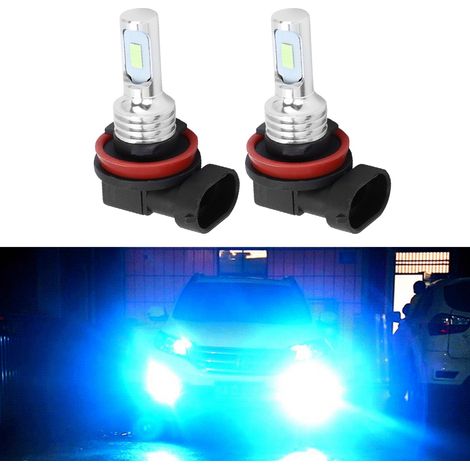 Paar H8/H11 80W 8000K Gletscherblaue LED-Lampen für Nebelscheinwerfer, 12-24V, universell, direkter Ersatz (1/5)