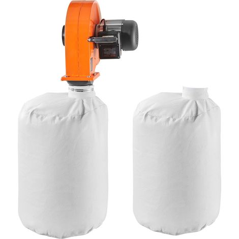 Collecteur de Poussière Mural 1 HP Dépoussiéreur avec Sac Collecte Poussière 79,5 L Système Dépoussiérage Précision Filtration 2,5 microns Collecteur de Sciure pour Travail Bois Atelier Usines (1/5)