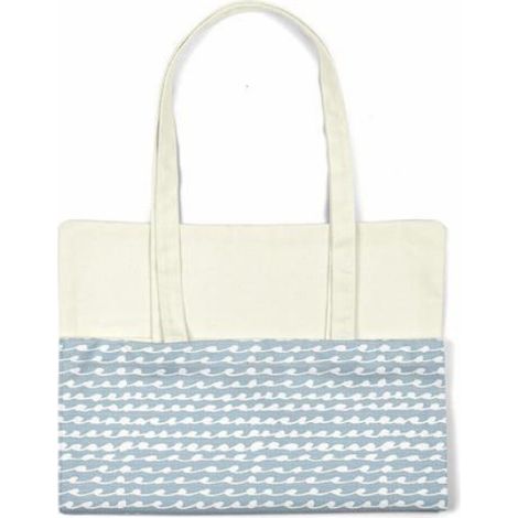 Sac Shopping - Tote Bag Coton Réutilisable 34 x 40 cm - Anses Longues - Écologique - 1 Pièce (1/4)