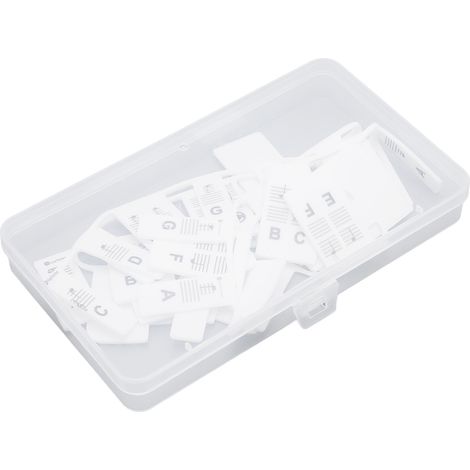 Étiquettes autocollantes en silicone amovibles et réutilisables pour clavier de piano 88 touches (taille standard) (1/5)