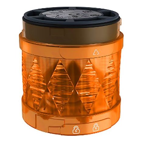 Unité LED lumineuse HARMONY XVU Ø 60 mm orange IP65 24 V AC/DC clignotante 0,9 W