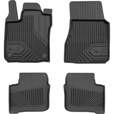 Alfombrillas para puerta SMART Forfour 2 2014-2020, canaleta de goma 77
