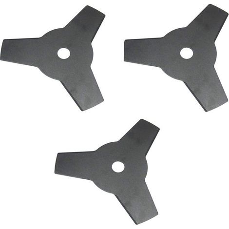 Lot de 3 lames de coupe pour herbe 25,4 cm (1/3)