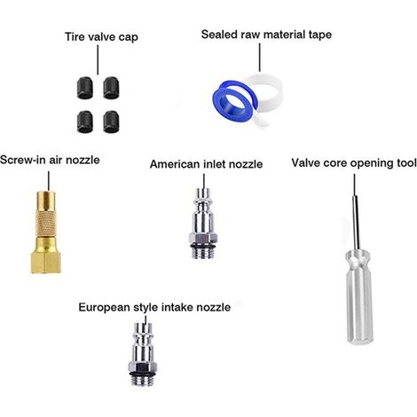 1 Farbsatz: wie abgebildet. Material: ABS + Metall, digitales Reifendruckmessgerät, Felgen aus Aluminiumlegierung. (1/4)