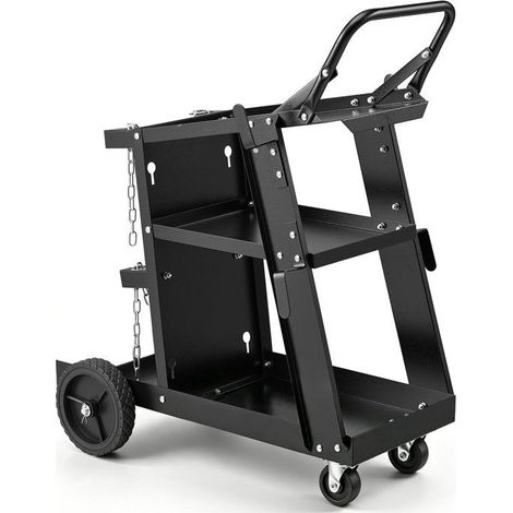 Chariot de soudage à 3 niveaux - Capacité de charge statique 181,4 kg (1/5)