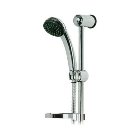 SALISCENDI DOCCETTA 1 GETTO JET  ABS CROMATO TUBO MM 25 + FLEX CM 150 + D.MM 70