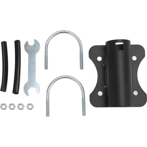 Adaptateur de montage sur poteau d'antenne parabolique, antenne extérieure en acier inoxydable, support de serrage à boulon en U pour Kit Internet Starlink V2. (1/5)