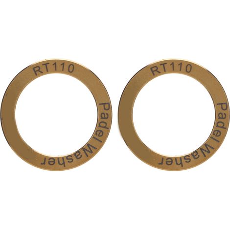 2 Pièces Rondelles de Pédale Vélo Alliage Titane Étanche Antirouille Réduction Friction Suppression Bruit Doré (1/5)