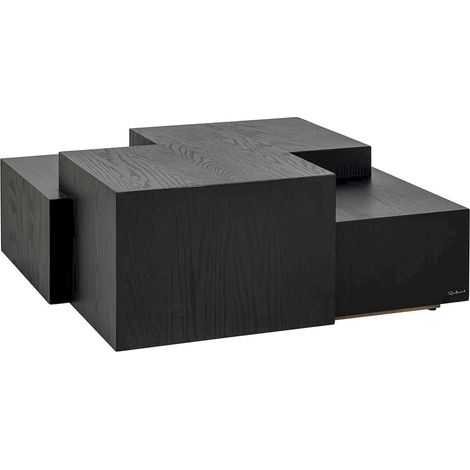 Table de Café en Chêne Foncé Élégante - Chêne foncé élégant (1/4)