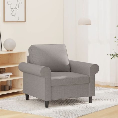 Sessel Hellgrau 60 cm Stoff (1/5)