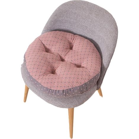 Cuscino da pavimento rotondo, grande cuscino per sedia per adulti, cuscino in cotone per soggiorno, 5050 cm (1/2)