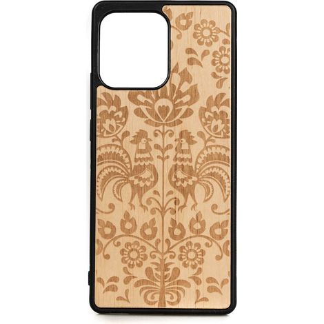 Bewood Motorola Edge 40 Pro Custodia in legno POLACCO FOLK ANIEGRE (1/2)