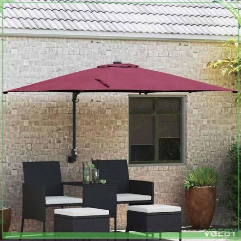 42003255 Parasol de jardin Bordeaux 248,5 x 247,5 x 160 cm (1/5)