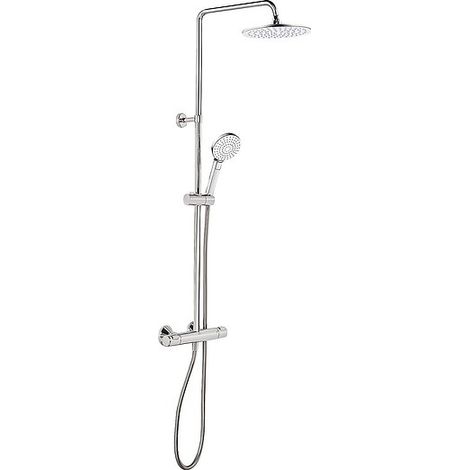 Brause-System Ideal Standard Ceratherm 50 Handbrause, Kopfbrause Ø 200 mm und Thermostat, chrom - A7225AA