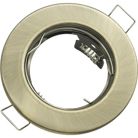 Messing-Deckenleuchte GU10 rund ID-1048 Idealed (1/2)