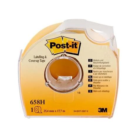 Post-It 7100222076 17,7 m Carta gommata per imbianchini Adatto per uso interno Bianco