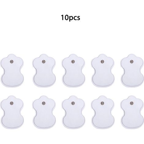 10/20 électrodes conductrices en gel pour l'acupuncture corporelle, compatibles avec les appareils TENS, la physiothérapie et les massages par patch 02884