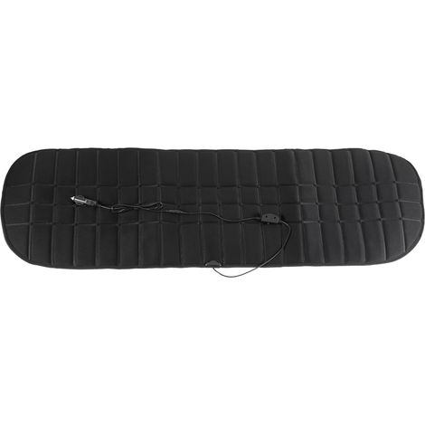 Wolketon Cojín de asiento calefactable 12V Cojín de asiento calefactable para asiento de coche Asiento trasero (1/5)