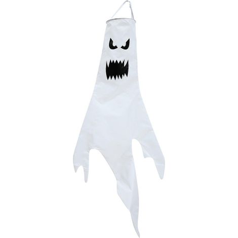 Girouette fantôme blanc pour Halloween, décoration extérieure, 1 pièce par paquet. (1/5)