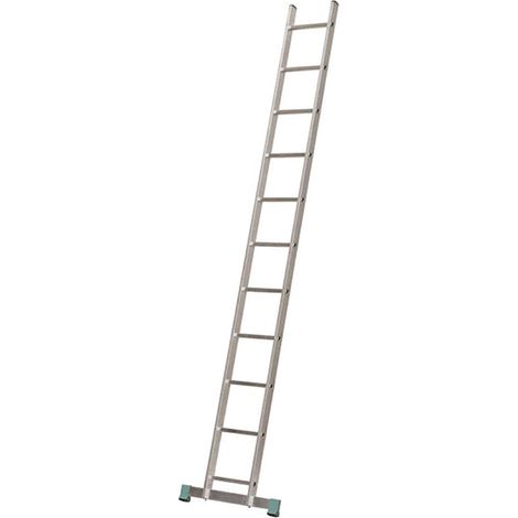 Echelle Direct – Échelle simple 18 échelons 4.81m – Barreaux striés antidérapants – Barre stabilisatrice incluse – 7118