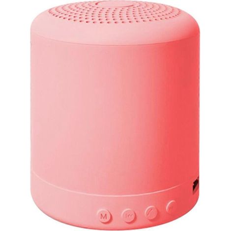 Mini-Stereo-Lautsprecher mit Subwoofer und Musikplayer (rosa) 300 mA/Ah (1/5)