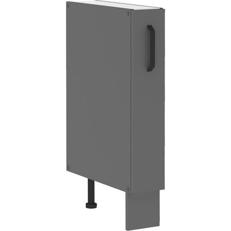 Küche NESSA Unterschrank 15 cm Anthrazit Schrankauszug Küchenzeile Küchenblock (1/5)