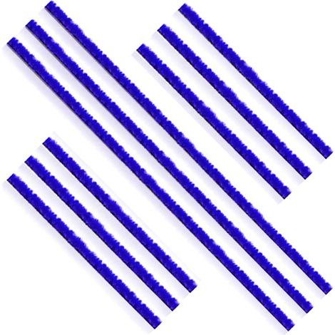Lot de 9 bandes de feutre douces en peluche pour Dyson V6, V7, V8, V10, V11, pièces de rechange souples, pour aspirateur, têtes de nettoyage d'aspirateur, 3 longues (23 cm), 6 courtes (11,5 cm) (1/5)