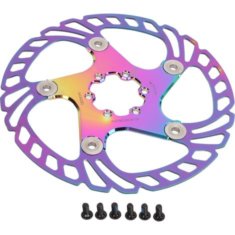 Disque de frein flottant 180mm pour vélo de route et VTT, fixation 6 trous (1/5)