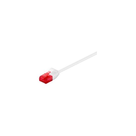 MicroConnect U/UTP CAT6 2M weiß, dünn, V-UTP602W-slim (1/2)