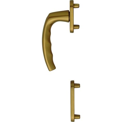 HOPPE® Fenstertürgriff-Halbgarnitur Atlanta 0530/66N/66NS, außen, Aluminium, 11813301 (1/2)