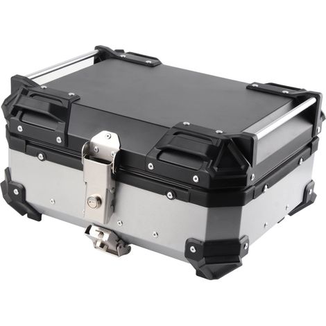 Coffre à bagages moto avec fond et doublure amovibles, grande capacité 28 L, antichoc, remplacement pour Suzuki (1/5)