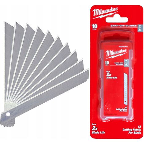 Cuchilla de repuesto desprendible 9 mm (10 uds.) (1/2)