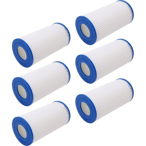 6 Polyurethan-Vlies-Poolfilterkartuschen, leicht zu reinigender Poolfilter (1/5)