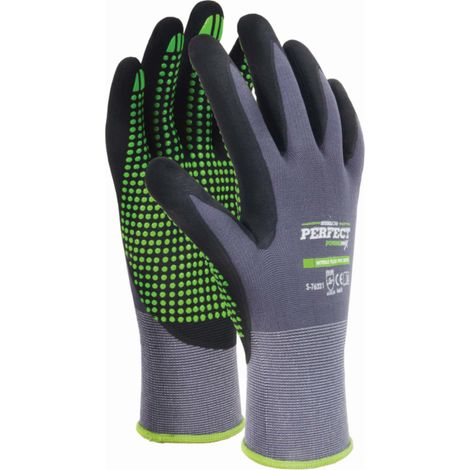 Nylon-Nitril-Flex-Dots-Handschuhe 10 Zoll, Stalco Perfect Original