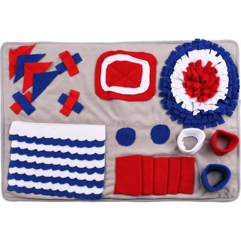 Tapis de fouille pour chien, tapis de fouille ludique pour l'éducation canine, jouet anti-stress, jouet à alimentation lente, anti-stress (1/4)