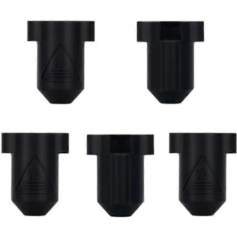 5-teiliges Silikon-Wärmeisolierungsset für Creality K1/K1Max Keramik-Heizblock-Kit (K1 Hotend, Schwarz) (1/5)
