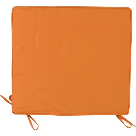 Coussins Boite pour chaises et fauteuils 6 pcs orange 38x41x5 cm pour jardin exte'rieur
