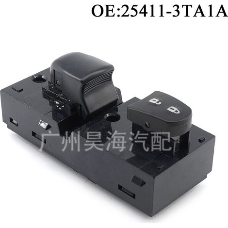 Part number 25411-3TA1A is suitable for the window regulator control switch and the electric window regulator switch on the passenger side of the Nissan Teana. (1/4)