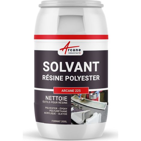Nettoyant, résine, polyester, synthétique, naturelle, gel, coat, substitut, acétone, collage, élastomère, solvant, résine, polyester - 200 L  - ARCANE INDUSTRIES