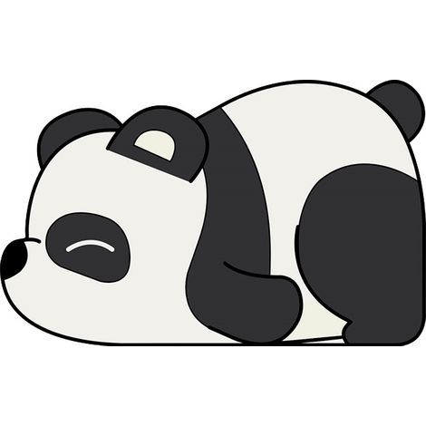 Tapis de sol de porte de toilettes en terre de diatomées douce, motif panda, 50 x 80 cm, absorbant l'eau et antidérapant, tapis d'entrée à motif dessin animé (1/5)