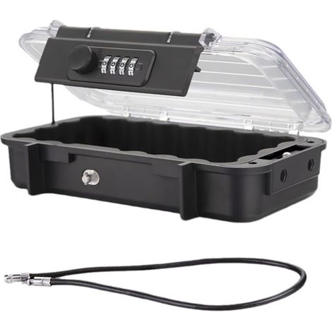 Lockable box, phone lockable box, security lockable box, transparent outdoor travel case, waterproof, travel case, beach case (1/5)
