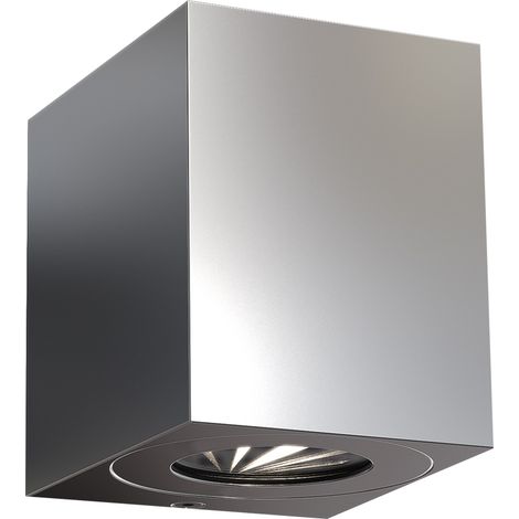 Spot carré Canto Acier inoxydable haut et bas - 49711034 (1/4)