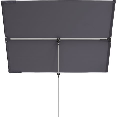 Doppler Balkonblende "Active" 180 x 130 cm, anthrazit, Bezug aus 100% Polyester, Gestell aus Stahl, 6,4 kg Balkonblende "Active 180 x 130", anthrazit, 180 x 130 cm (1/5)