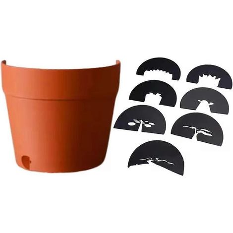 Lampe de chevet pour plantes avec projecteur intégré, lampe de projection pour pot de fleurs et veilleuse avec 7 plantes intégrées. (1/4)