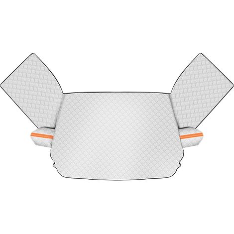Protection contre la neige pour pare-brise de voiture, protection contre la neige, épaisse pour SUV, protection contre la neige pour camion, protection solaire anti-UV avec couverture miroir, fixation (1/5)