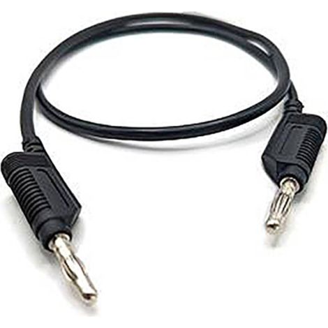 Mueller Electric 22.170-1M-0 Cavo di misura Spina a banana 4 mm Spina a banana 4 mm 1 m Nero 1 pz.
