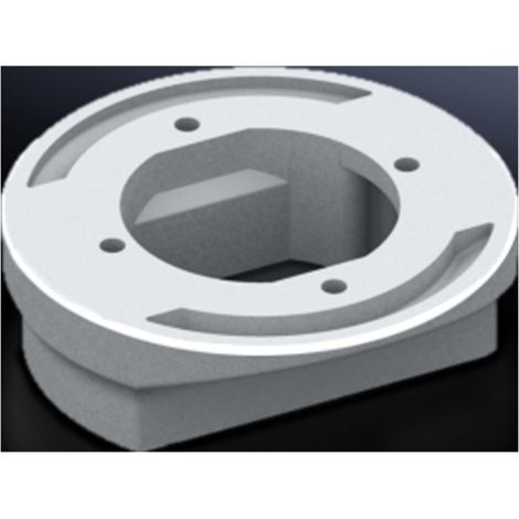 RITTAL Adapter Tragarmanschluss 130mm auf 120 x 65mm CP 6212.500