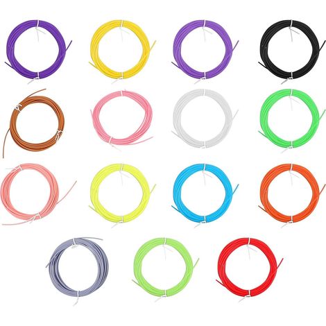 15pièces Filament pour Impression de Compatible avec Stylos et Imprimantes Recharges (1/5)