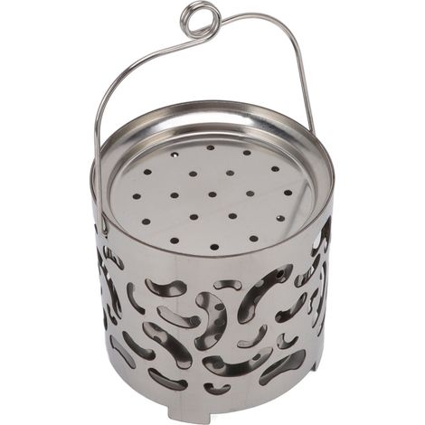 Mini chauffage de camping portable en acier inoxydable pour l'hiver et l'automne.